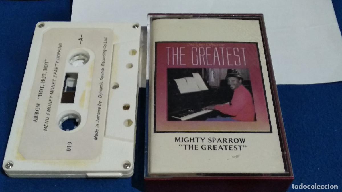 Casetes antiguos: Mighty Sparrow &ndash; The Greatest - CASETE CASSETTE CINTA 1983 MADE IN JAMAICA Reggae JAZZ