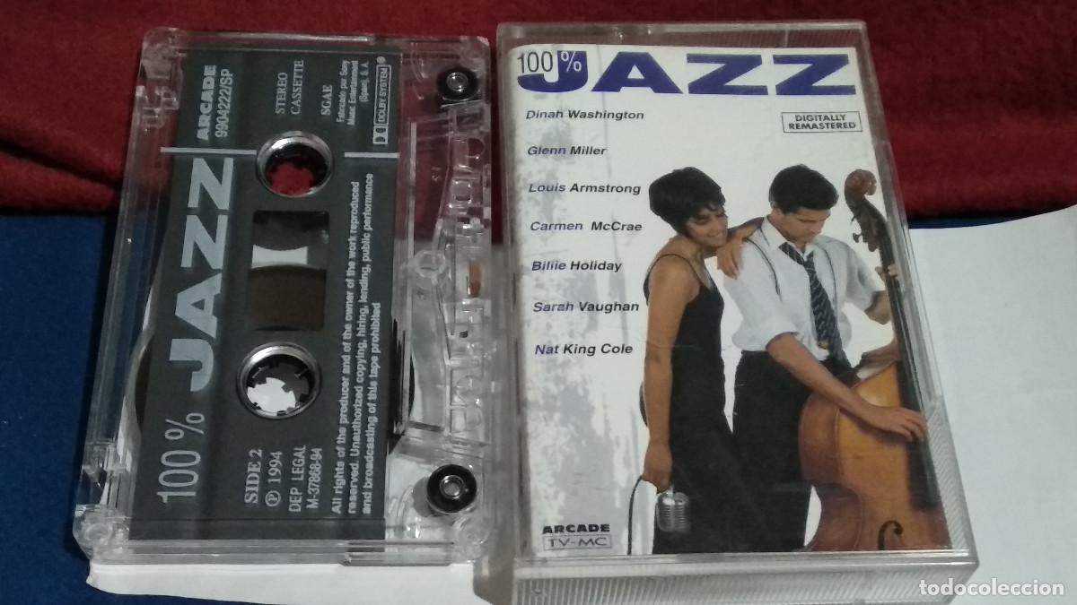 Casetes antiguos: 100% JAZZ / 17 TEMAS - CINTA CASETE CASSETTE 1994 ARCADE - VER CANCIONES