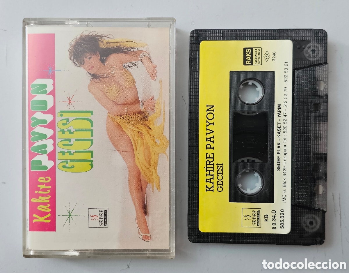 Casetes antiguos: CASSETTE KAHIRE PAVYON GECESI (Turquia - Sedef - 1989) Belly Dance Music RARO ESCASO