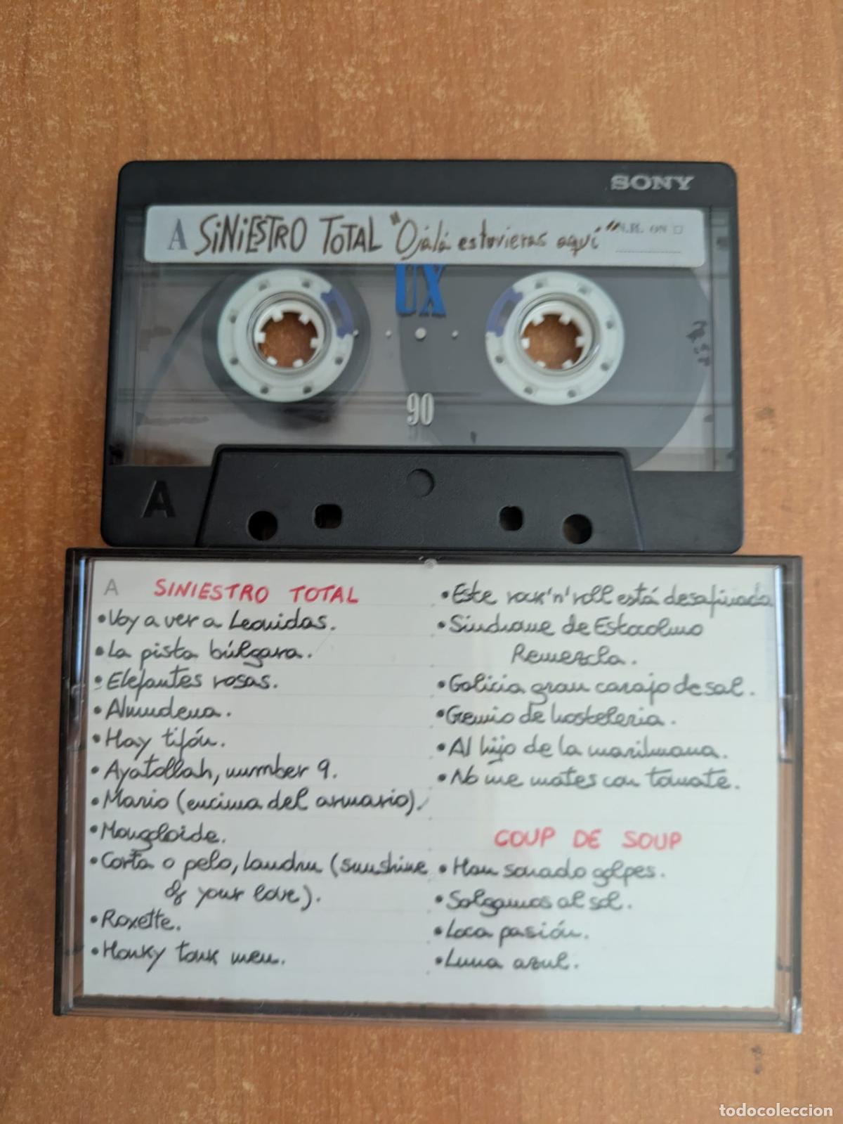 Casetes antiguos: Siniestro Total. &Oacute;jala estuvie&aacute;is aqu&iacute;. In&eacute;ditos y rarezas. A&ntilde;os 80.