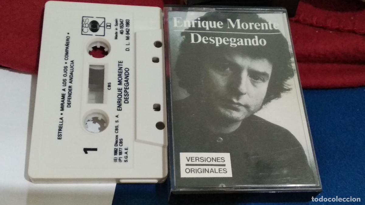 Casetes antiguos: ENRIQUE MORENTE / DESPEGANDO - CASETE CINTA CASSETTE 1983 CBS YEL EN MUY BUEN ESTADO