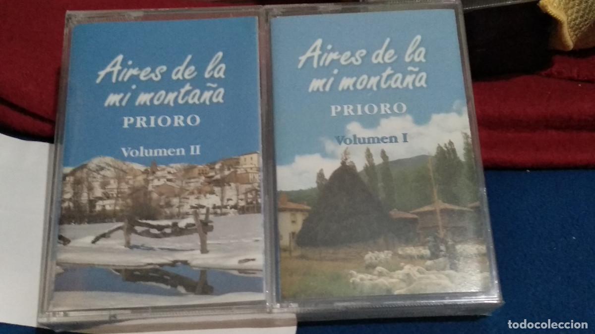 Casetes antiguos: CASETE 2 CINTAS DOBLE CASSETTE Aires de la mi monta&ntilde;a. Prioro. Volumen I &ndash; II. Caskabel1997 NUEVAS