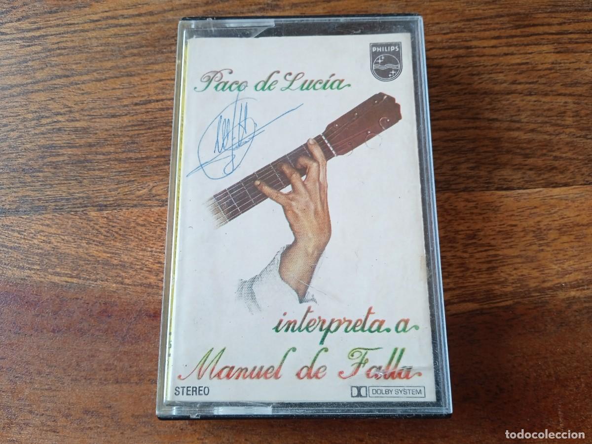 Casetes antiguos: Paco de Lucia - Interpreta a Manuel de Falla - Casette original Philips Fonogram 1978