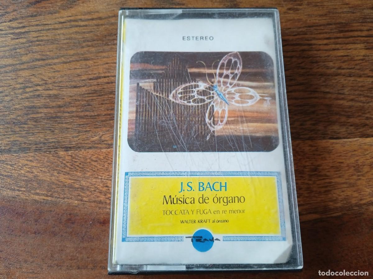 Casetes antiguos: Musica de organo J. S. Bach - Casette original Marfer Iberofon 1978