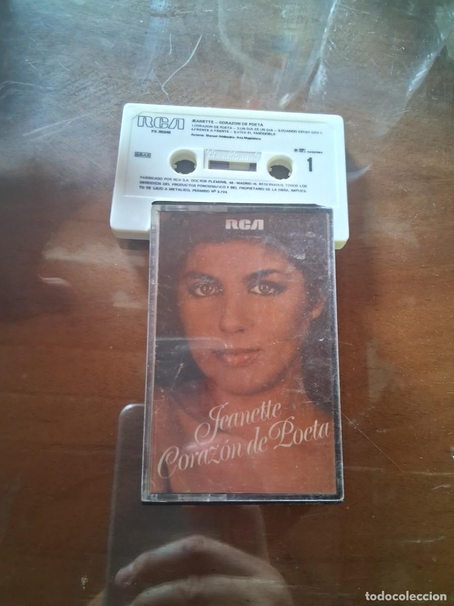 Casetes antiguos: Cinta de m&uacute;sica CASETE CASSETTE JEANETTE CORAZON DE POETA