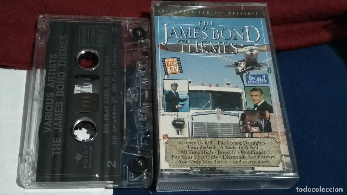 Casetes antiguos: THE JAMES BOND - THEMES - THE BEST OF FILM & TV - 1991 POINT CASETE MUY POCO USADO