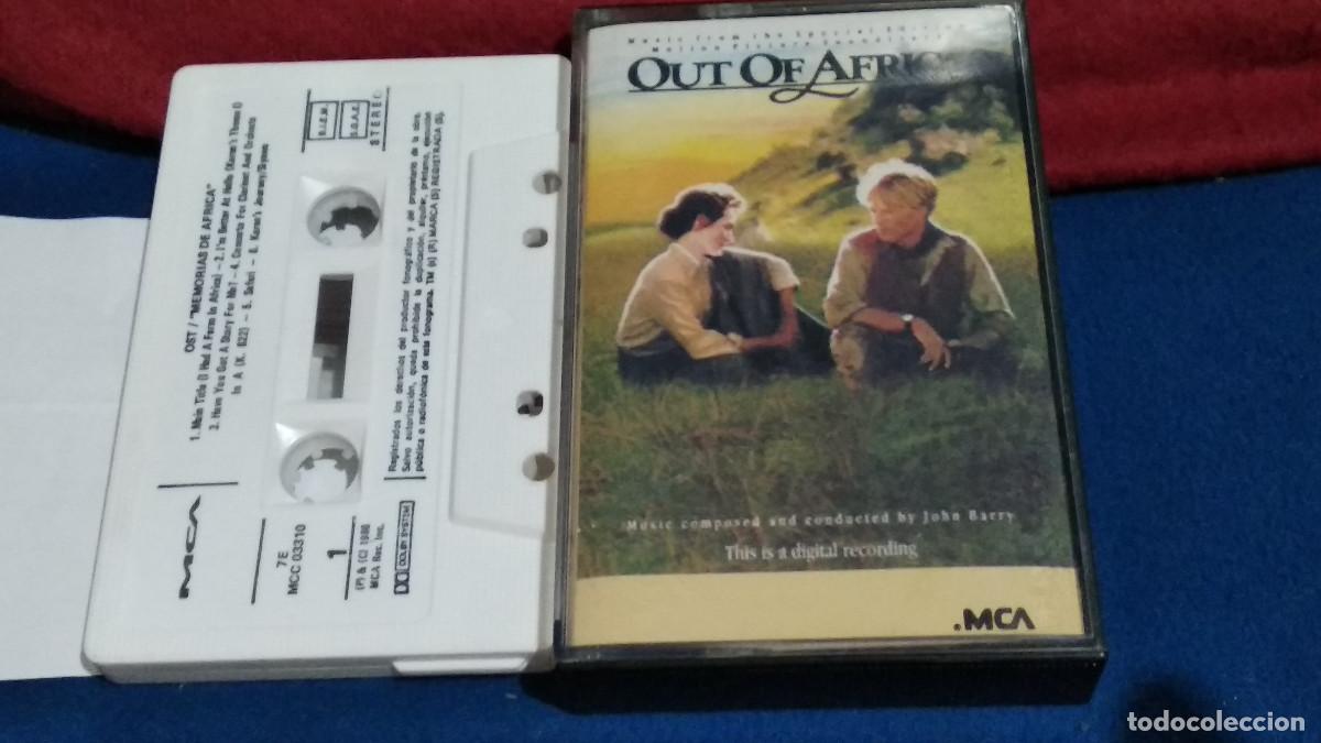 Casetes antiguos: OUT OF AFRICA, MUSICA DE LA BANDA SONORA ORIGINAL, (Memorias de Africa)CASETE CINTA 1992 MCA ESPA&Ntilde;A