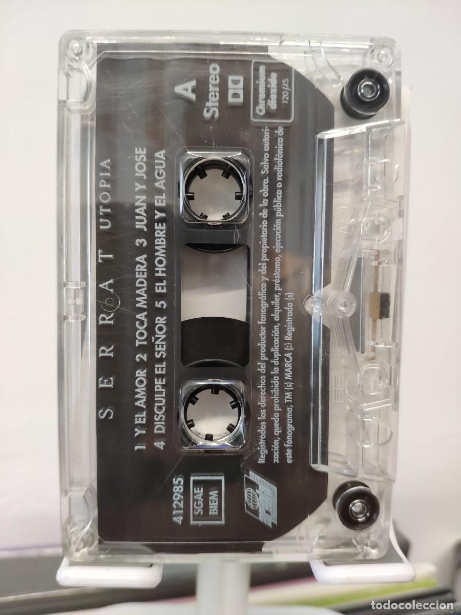 Casetes antiguos: Joan Manuel Serrat - Utop&iacute;a (Cassette) - Foto 3