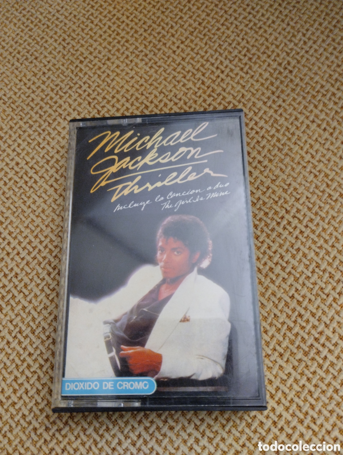 Cassette antiche: Cinta casete antigua Michael Jackson Thriller