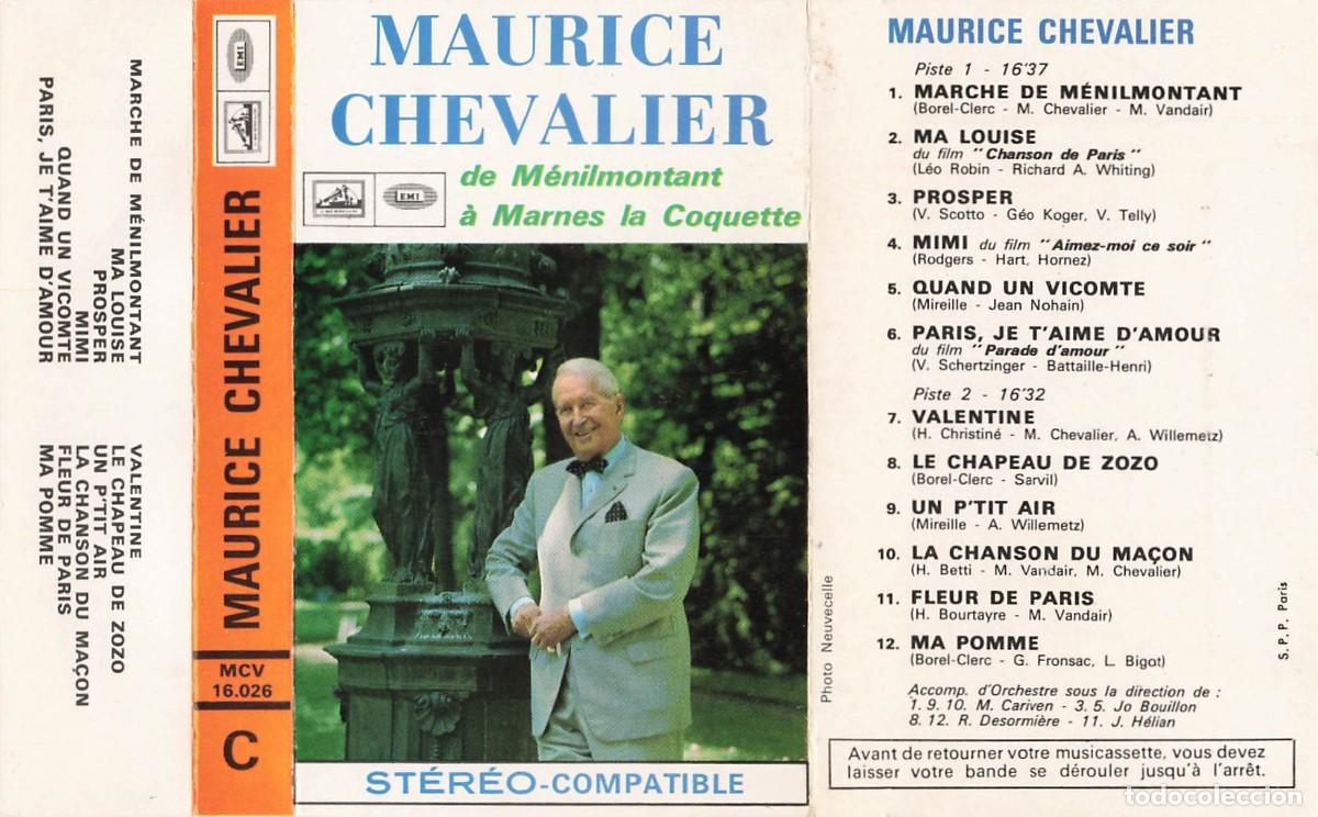 Casetes antiguos: Maurice Chevalier (Cassette) - Foto 1