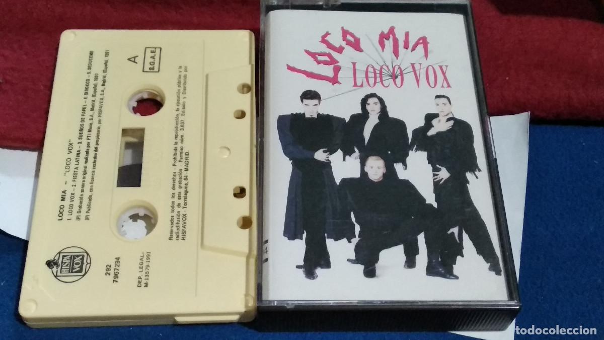 Casetes antiguos: Loco Mia / Loco Vox - LOCOMIA - 1991 EMI Hispavox CASETE CINTA CASSETTE DISCO DANCE