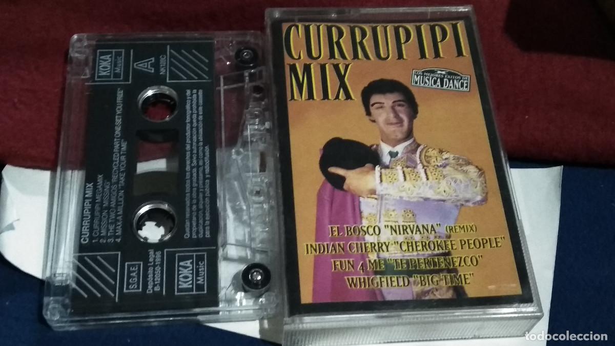 Casetes antiguos: CURRUPIPI MIX - LOS MEJORES &Eacute;XITOS DE LA M&Uacute;SICA DANCE 1996 KOKA MUSIC CASETE CINTA CASSETTE
