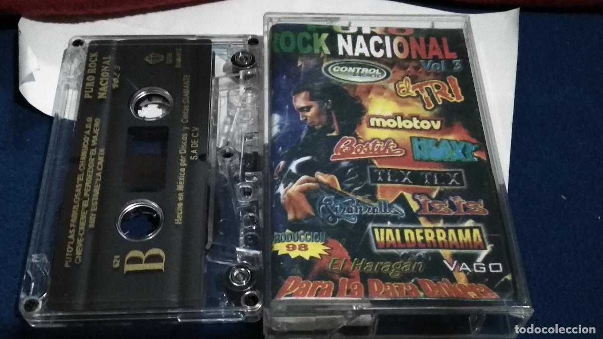 Casetes antiguos: PURO ROCK NACIONAL VOL 3 - CASETE CINTA CASSETTE HECHO EN MEXICO