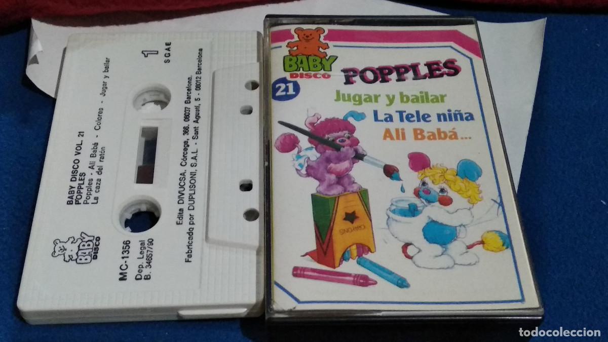 Casetes antiguos: POPPLES / NINS, PARCHIS, REGALIZ... CASETE CINTA CASSETTE 1990 BABY DISCO 21