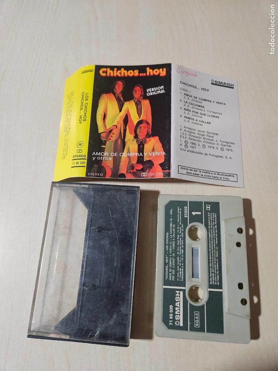 Alte Kassetten: CASETE - LOS CHICHOS HOY - SMASH - 1980