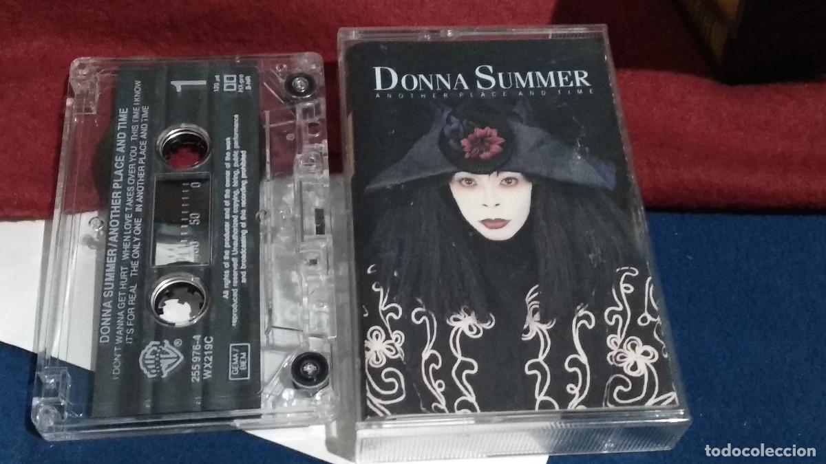 Alte Kassetten: DONNA SUMMER (ANOTHER PLACE AND TIME) - WEA WARNER 1988 CASETE CINTA CASSETTE
