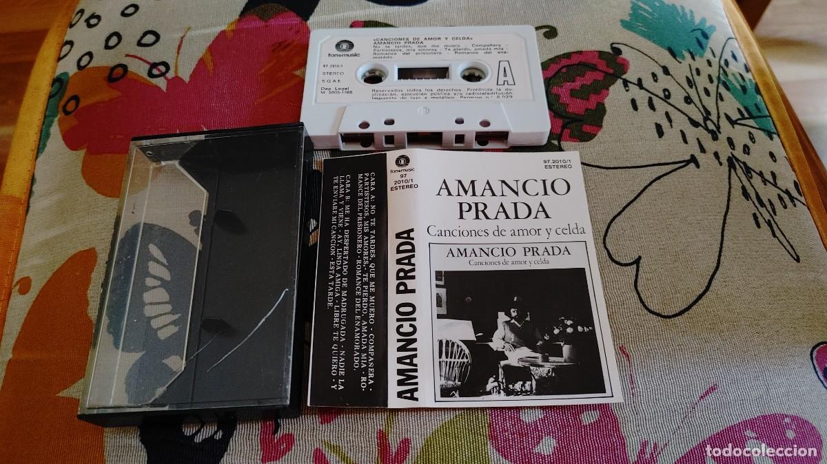 Casetes antiguos: AMANCIO PRADA-CASETE CANCIONES DE AMOR Y CELDA