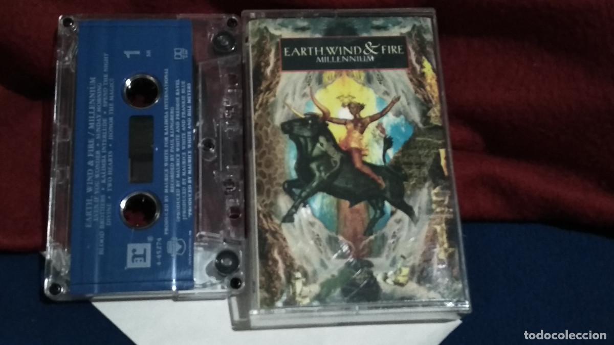 Casetes antiguos: Earth, Wind & Fire / Millennium - 1993 USA CASETE CINTA CASSETTE Soul, Funk - PERFECTA
