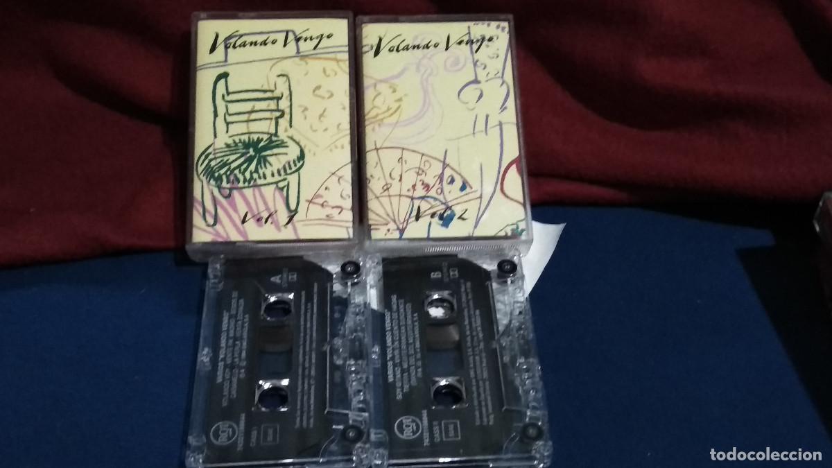 Casetes antiguos: VOLANDO VENGO 2 CINTAS - RCA 1994 - PATA NEGRA, CAMARON.. CASETE DOBLE CASSETTE FLAMENCO