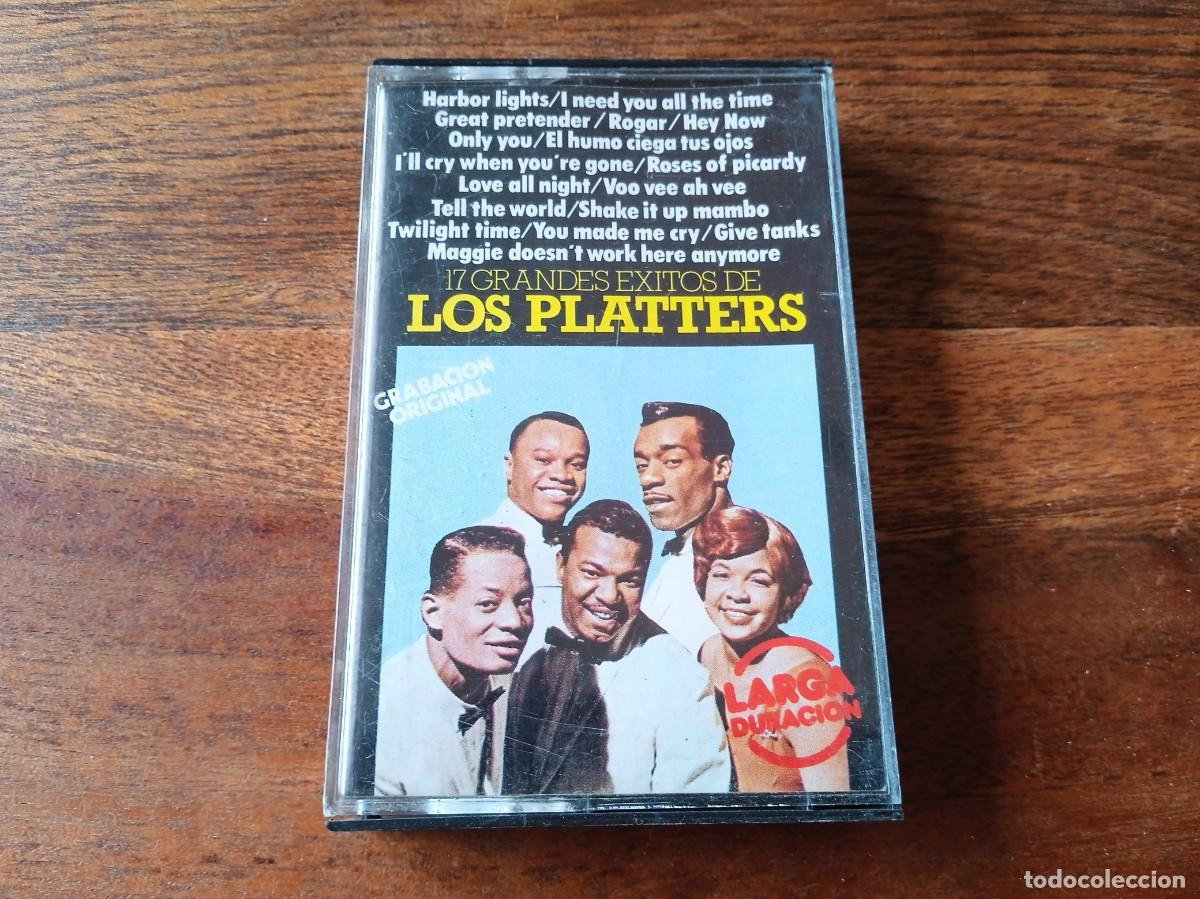 Casetes antiguos: Los Platters - 17 grandes exitos - Casette original Ediciones Triton 1978