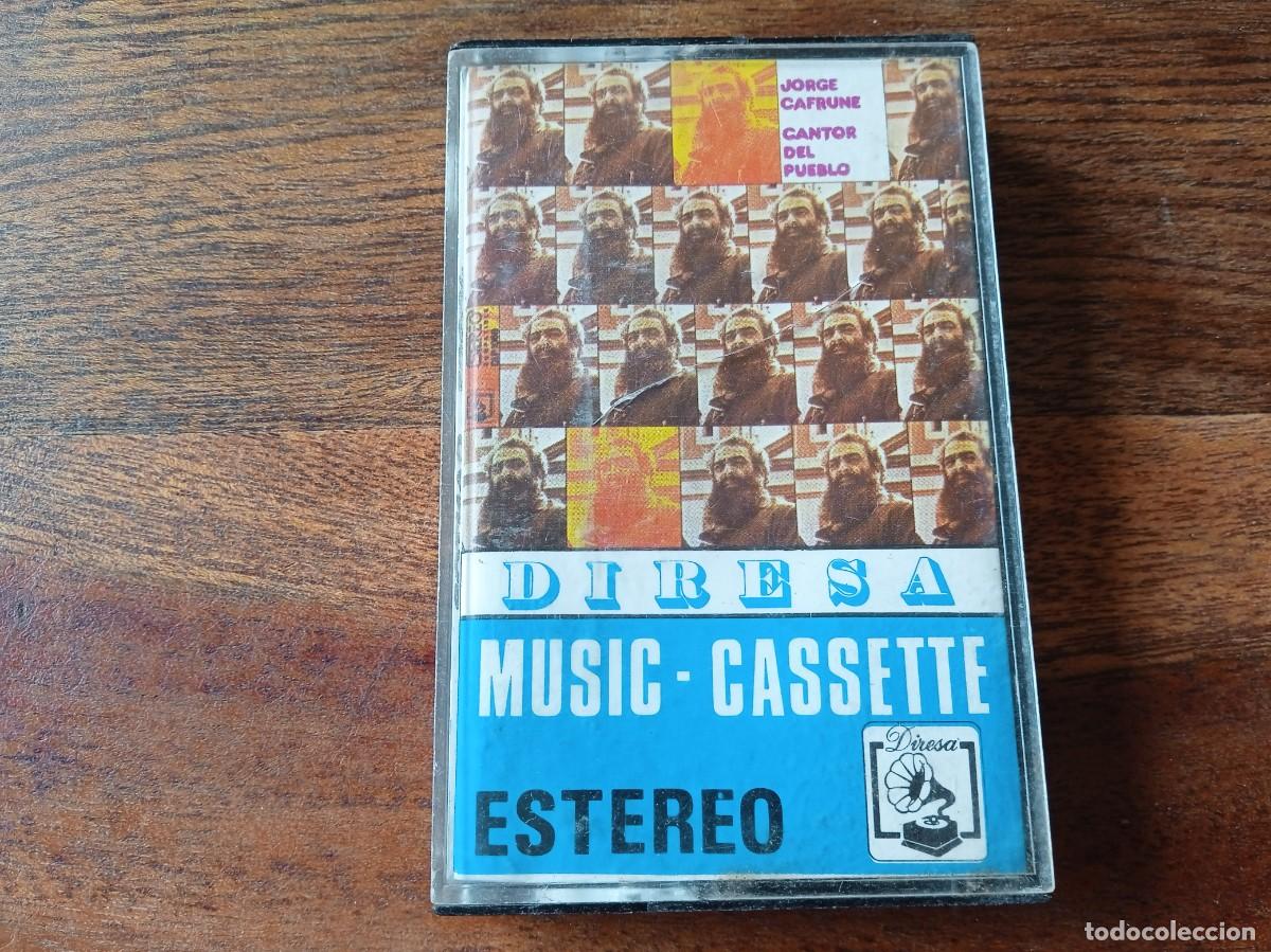 Casetes antiguos: Jorge Cafrune - El cantor del pueblo - Casette original Ediciones Diresa 1973