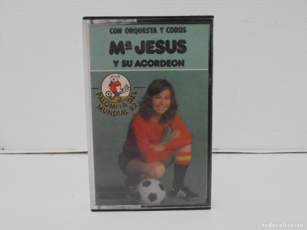 Cassette antiche: CINTA CASSETTE MARIA JESUS Y SU ACORDEON, PALOMITA DEL MUNDIAL 82