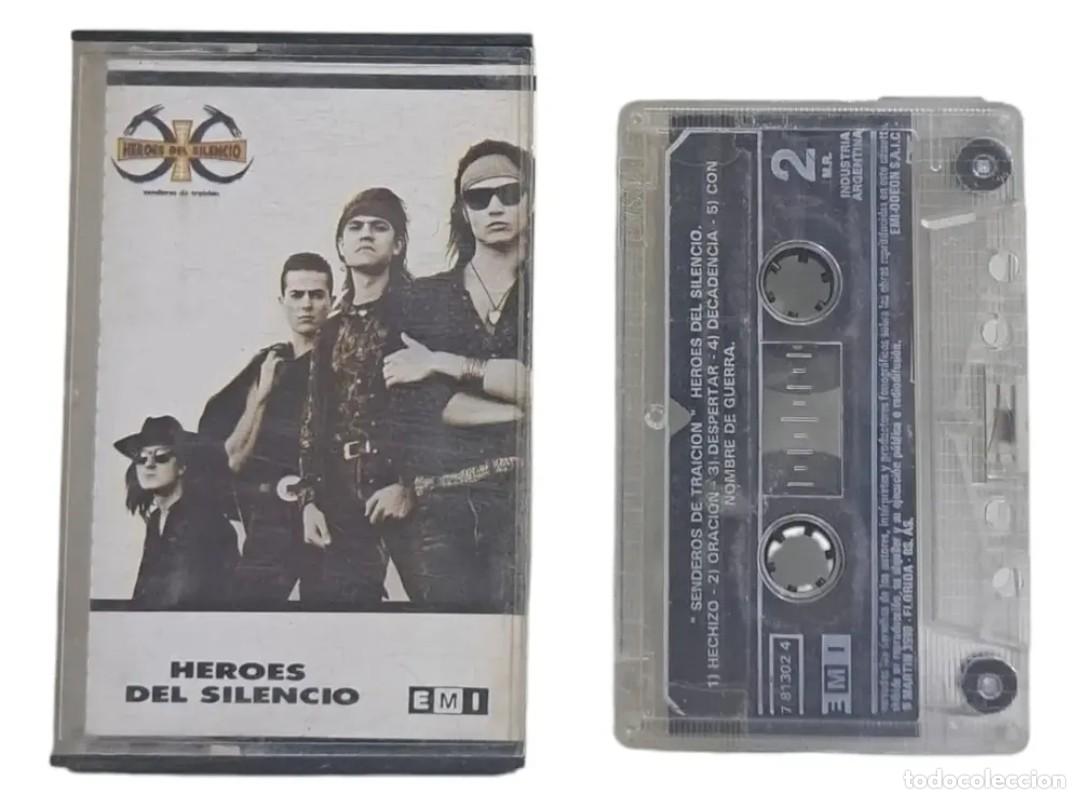 Casetes antiguos: H&eacute;roes del silencio - senderos de traici&oacute;n cassette - Foto 1