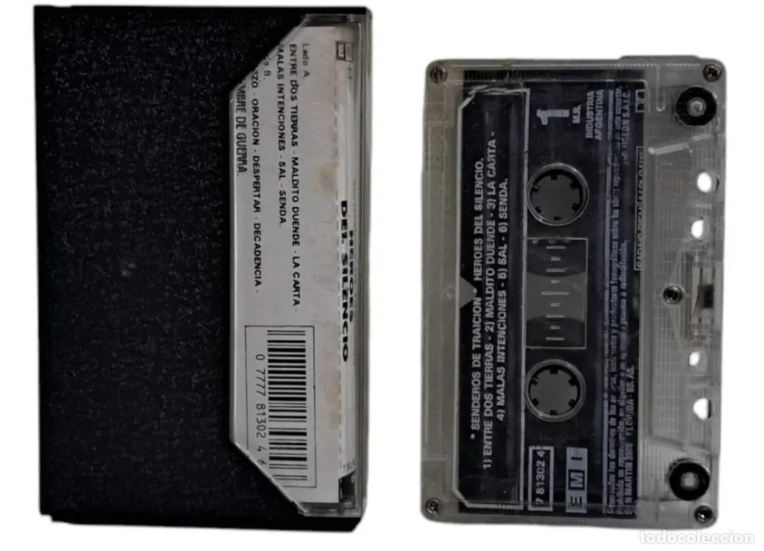 Casetes antiguos: H&eacute;roes del silencio - senderos de traici&oacute;n cassette - Foto 2