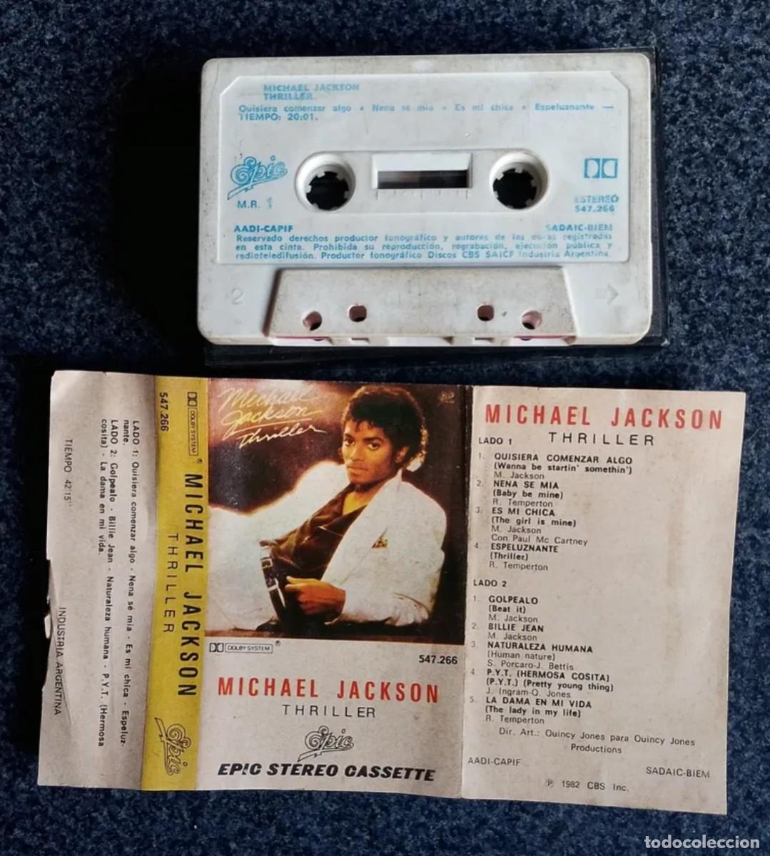 Casetes antiguos: TRHILLER CASSETTE MICHAEL JACKSON INDUSTRIA ARGENTINA 1982