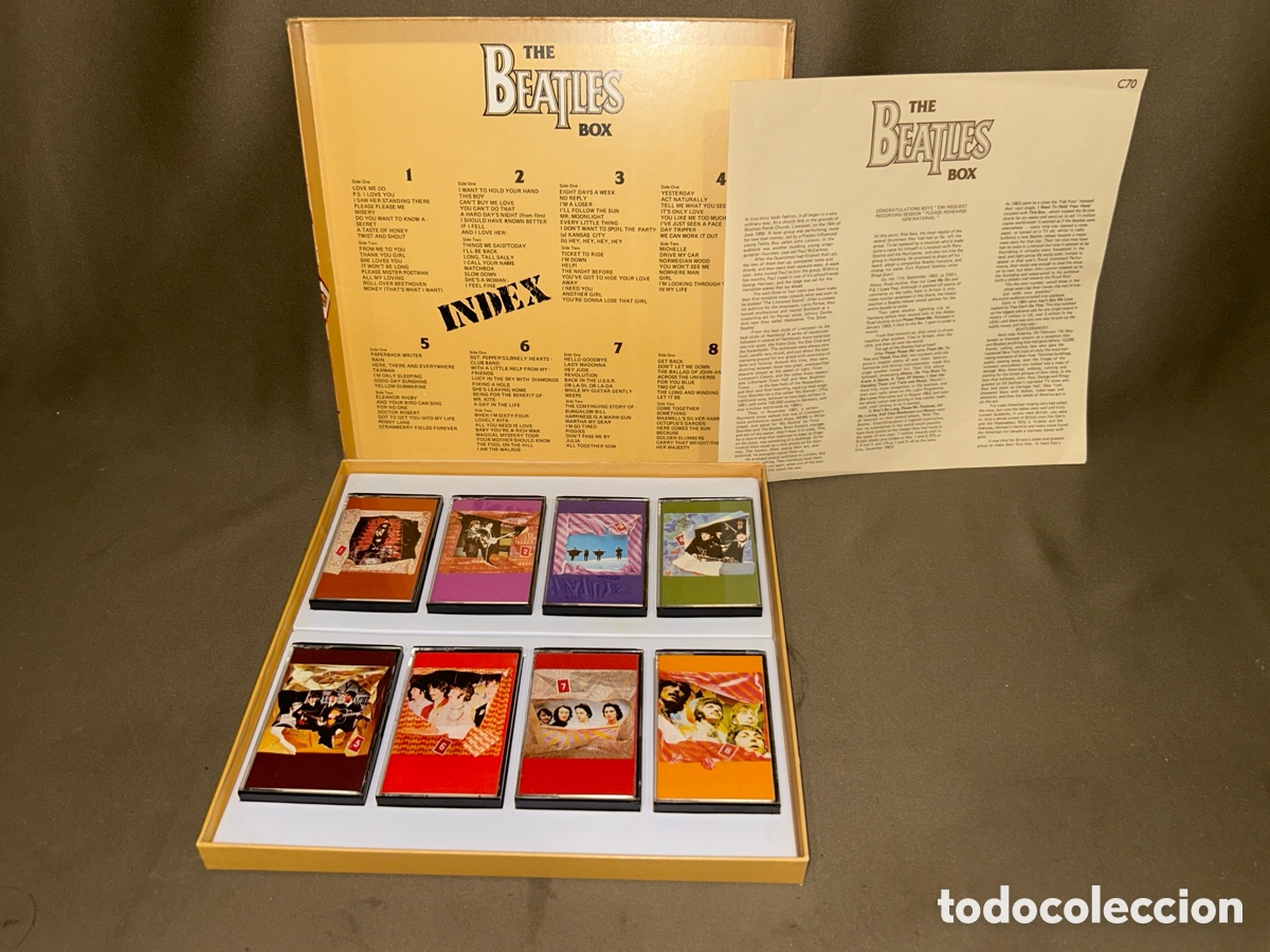 Casetes antiguos: THE BEATLES BOX FROM LIVERPOOL,DIF&Iacute;CIL ORIGINAL Y COMPLETO*VER FOTOS*