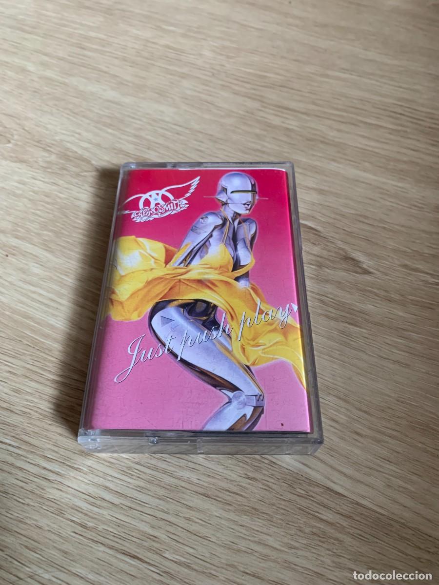 Cassette antiche: CASETE. AEROSMITH. JUST PUSH PLAY. BUENA CONSERVACION. PEDIDO MINIMO 10 EUROS.