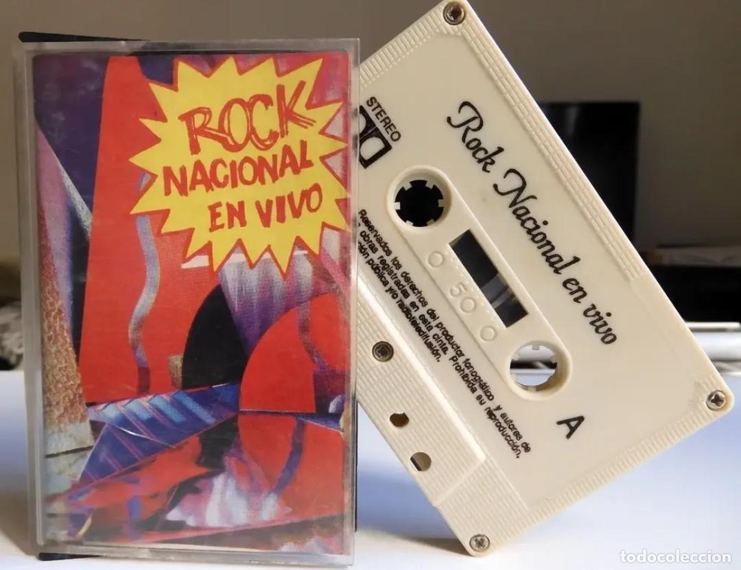 Casetes antiguos: Rock en Vivo &ndash; Soda Stereo, Andr&eacute;s Calamaro & Fito P&aacute;ez (Cassette K7 Original) Argentina
