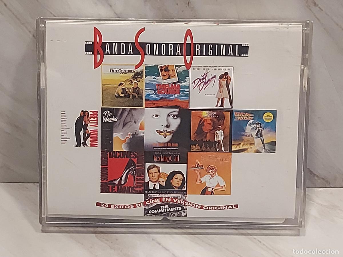 Casetes antiguos: BANDA SONORA ORIGINAL | 24 &Eacute;XITOS DE CINE | DOBLE CASETE-MCA BMG &ndash; 1992 | DE LUJO