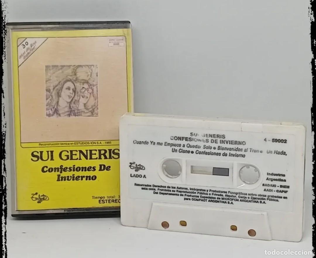 Casetes antiguos: SUI GENERIS - CONFESIONES DE INVIERNO - CASSETTE 1993 ARGENTINO