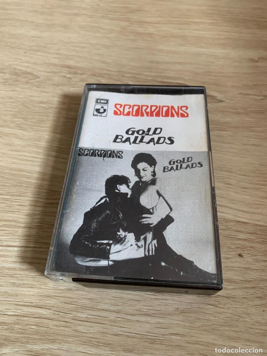 Cassetes antigas: CASETE. SCORPIONS. GOLD BALLADS. PEDIDO MINIMO 10 EUROS.