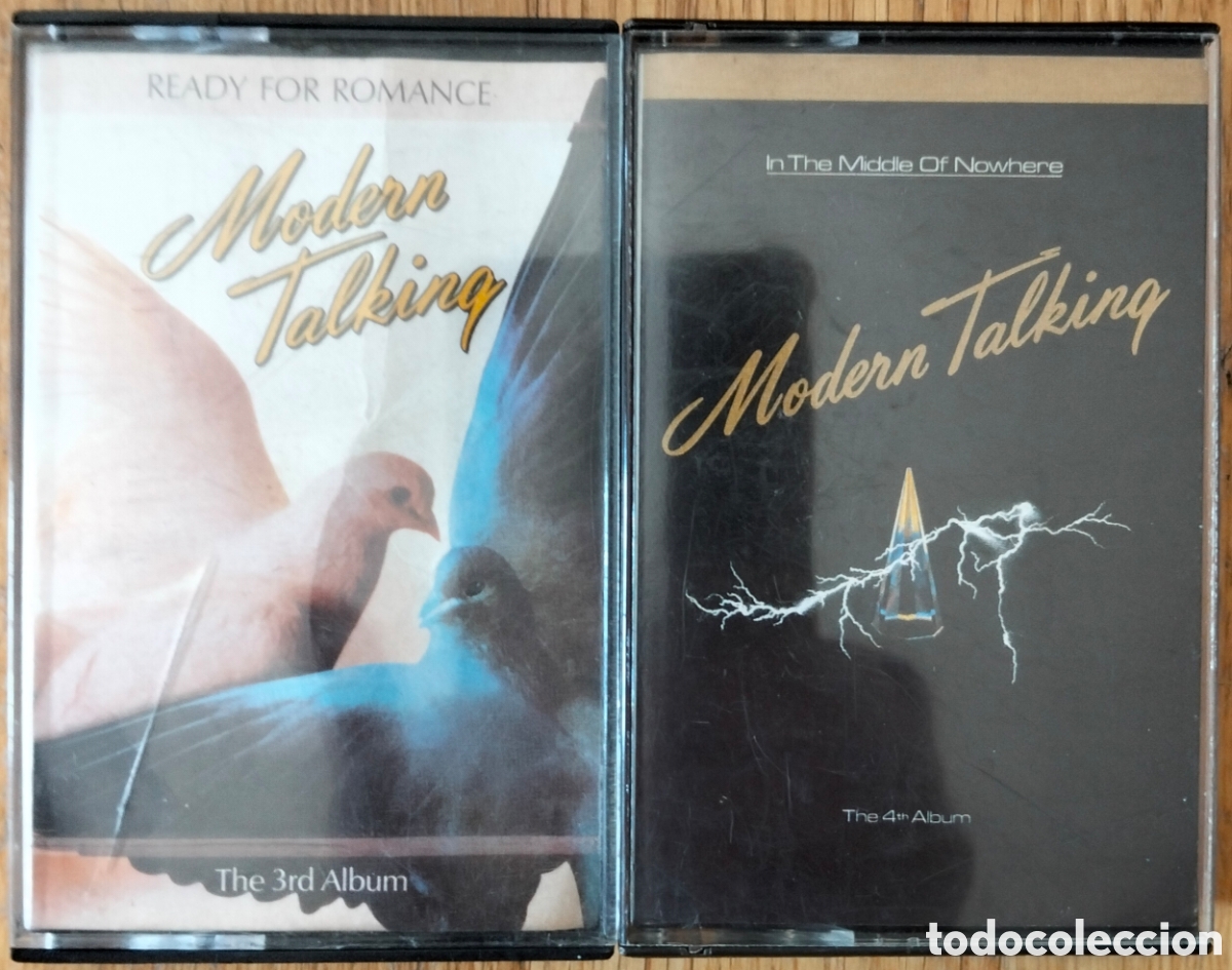 Casetes antiguos: MODERN TALKING &rdquo;READY FOR ROMANCE&rdquo;+&rdquo;IN THE MIDDLE OF NOWHERE&rdquo; CASATE