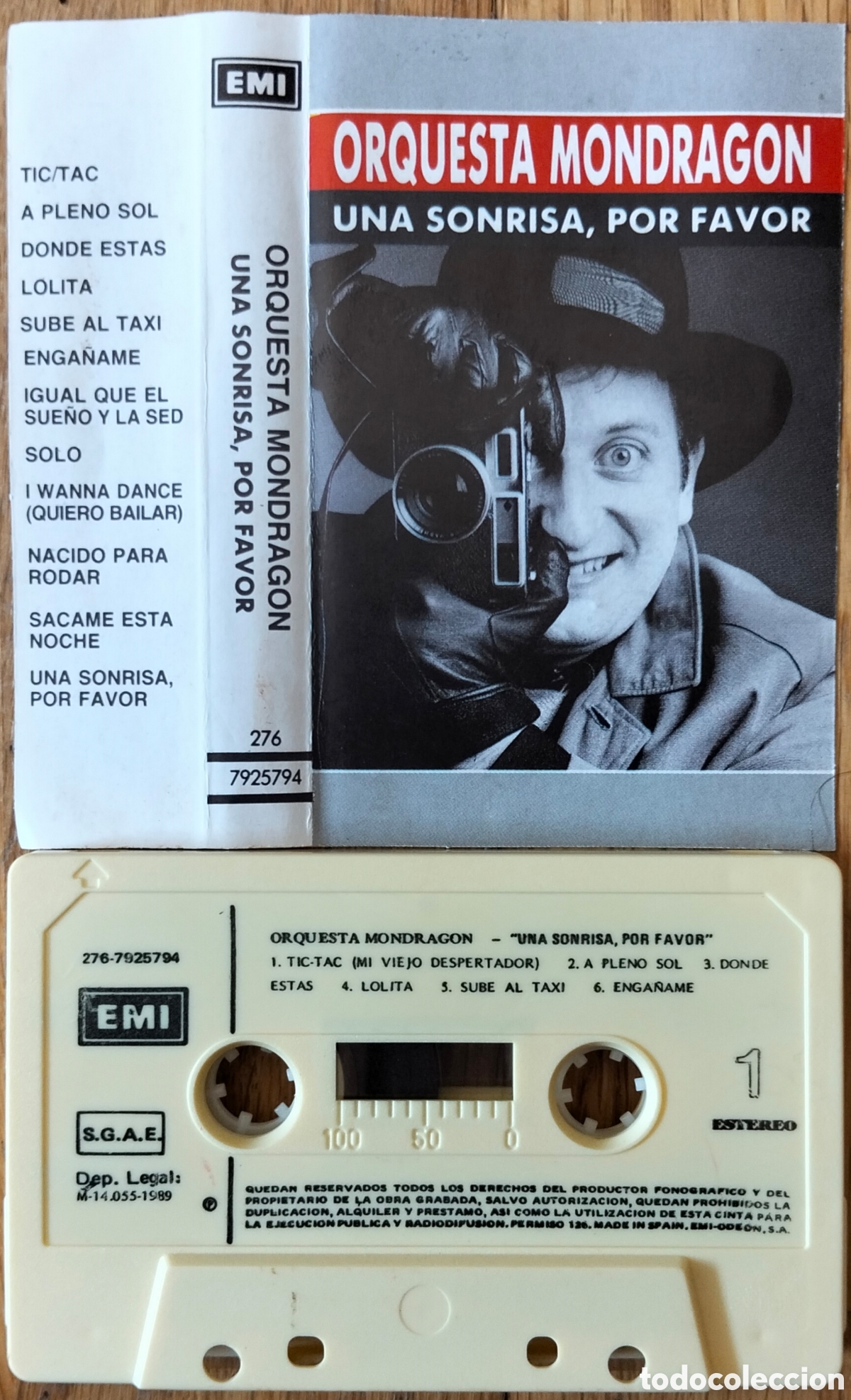 Old Cassettes: ORQUESTA MONDRAG&Oacute;N &rdquo;UNA SONRISA POR FAVOR&rdquo; CASETE