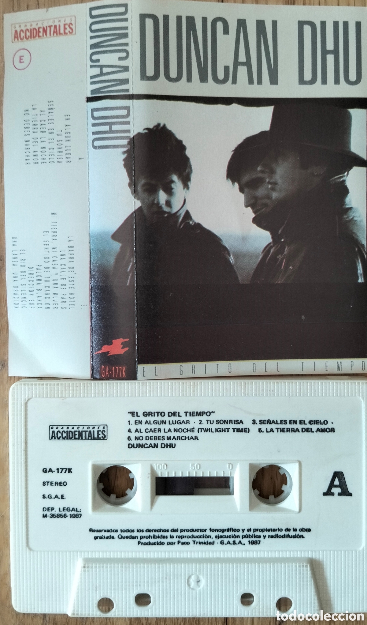 Casetes antiguos: DUNCAN DHU &rdquo;EL GRITO DEL TIEMPO&rdquo; CASETE