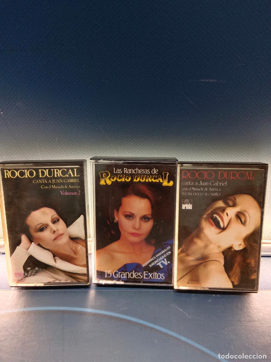 Cassettes Anciennes: 3 cintas casete, cassette, Rocio Durcal, buen estado