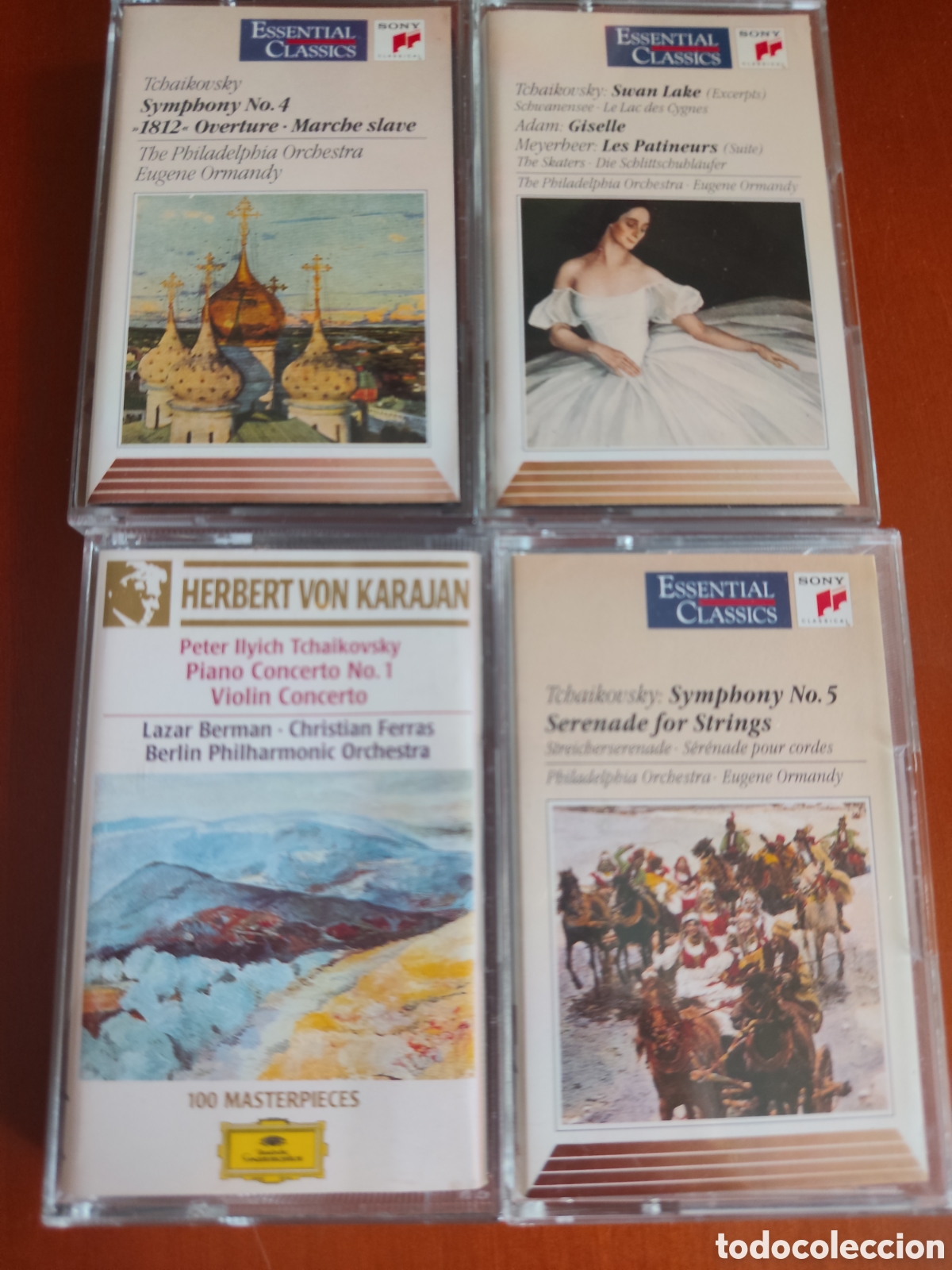 Casetes antiguos: 4 casettes Tchaikovsky