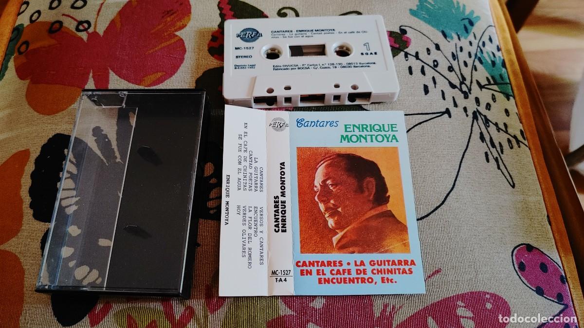 Casetes antiguos: ENRIQUE MONTOYA-CASETE CANTARES