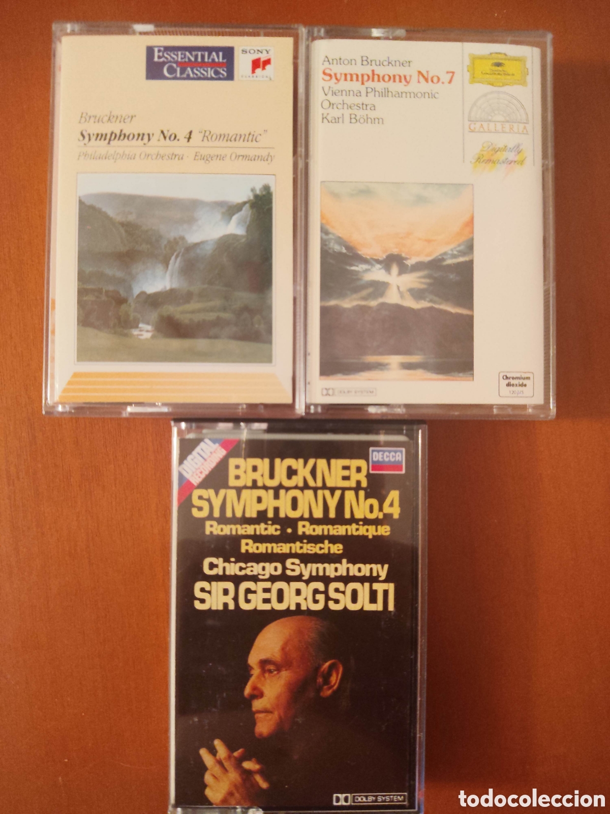 Casetes antiguos: Lote 3 casetes Bruckner