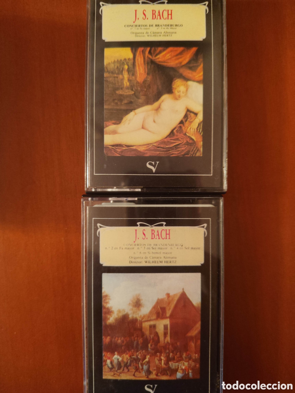 Casetes antiguos: Lote 2 casetes Bach conciertos de Brandeburgo