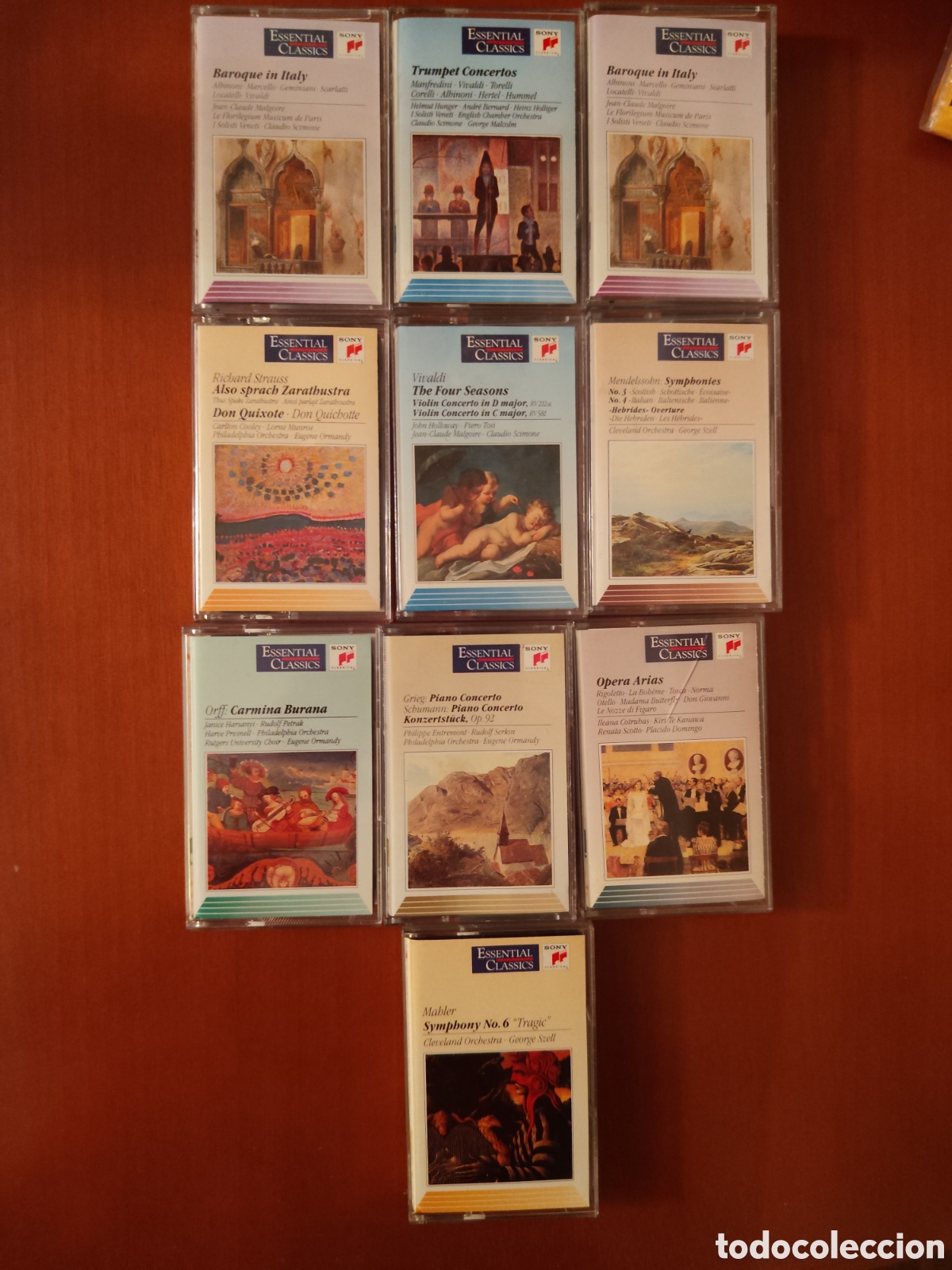 Casetes antiguos: Lote 10 casetes Essential Classics - Foto 1