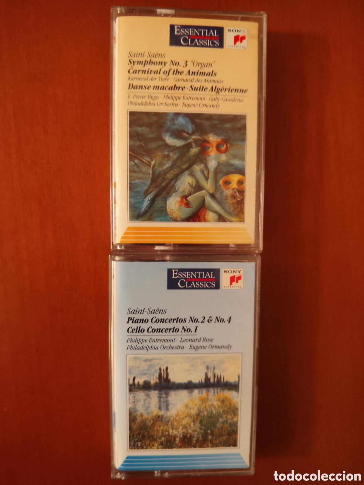 Casetes antiguos: Lote 2 casetes Saint Sa&euml;ns - Foto 1