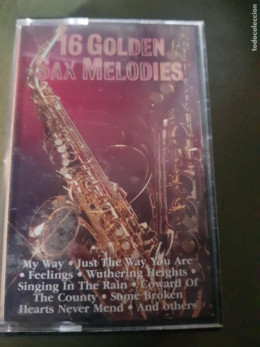 Casetes antiguos: CASETE-16 GOLDEN SAX MELODIES