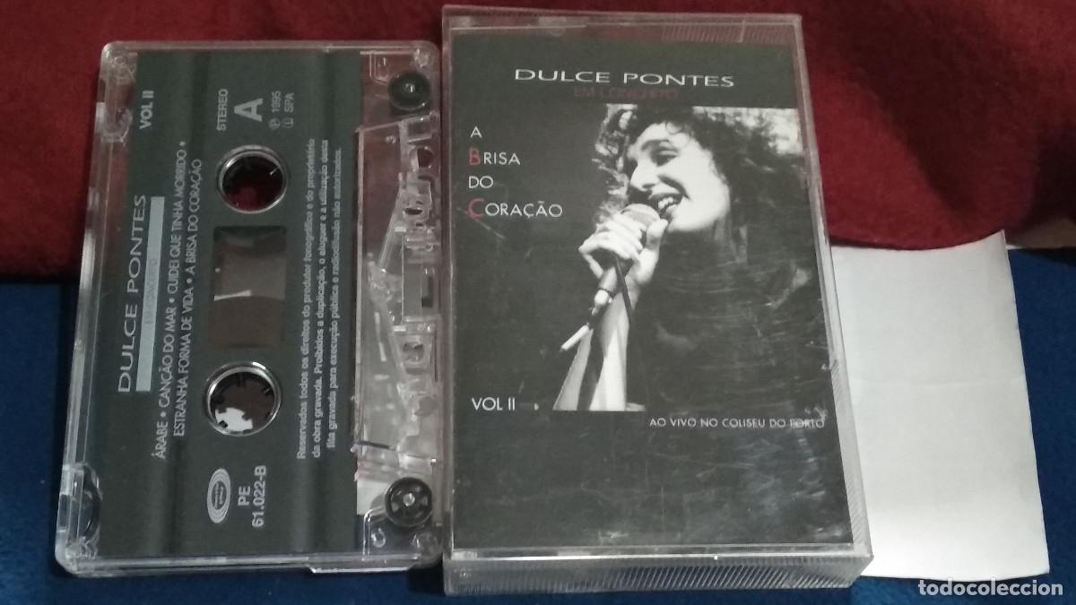 Casetes antiguos: CASETE CINTA ( DULCE PONTES - EN CONCIERTO VOL 2 - A BRISA DO CARA&Ccedil;AO )1995 MOVIEPLAY - FADOS