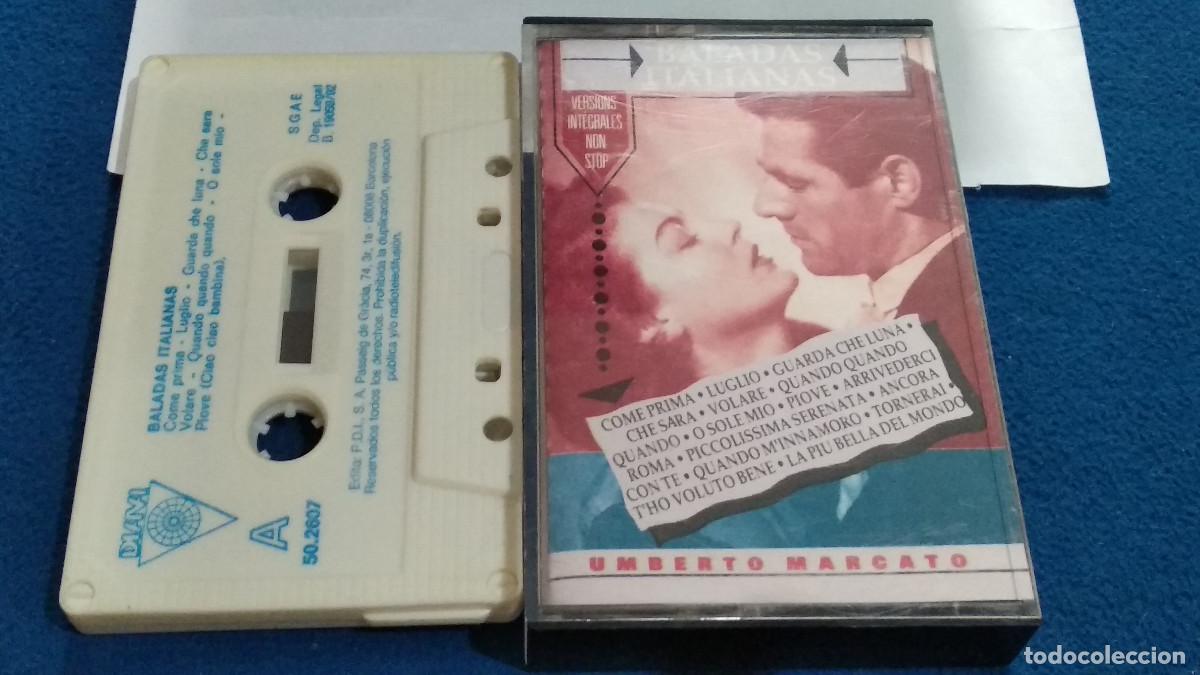 Casetes antiguos: BALADAS ITALIANAS / VERSIONES ORIGINALES NON STOP - UMBERTO MARCATO - 1992 PDI M1 - CASETE CINTA