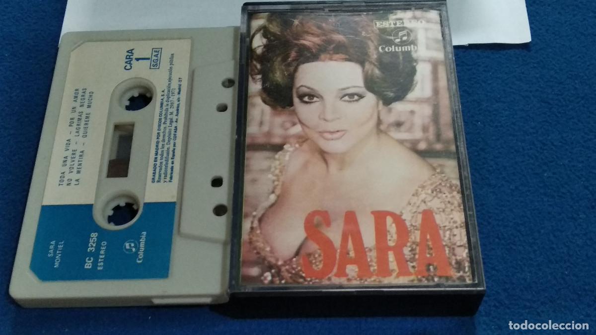 Casetes antiguos: SARA MONTIEL / SARA - 1971 COLUMBIA SERIE VARIEDADES CASETE CINTA CASSETTE