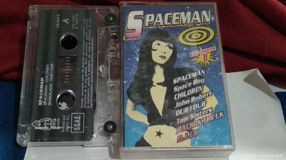 Casetes antiguos: SPACEMAN / LOS SUPER N&ordm; 1 DISCO DANCE - &Eacute;XITOS 1996 EKIPO - CASETE CINTA CASSETTE